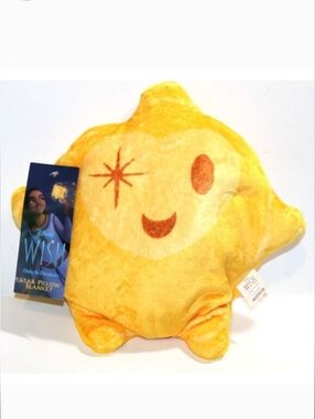 Disney Wish Star Pillow Blanket Theater Merchandise  Kids NWT